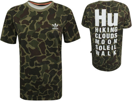 adidas Pharrell Williams Womens Camo T-shirt Veelkleurig