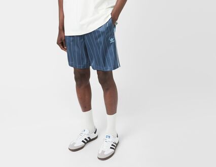 adidas Pinstripe Sprinter Shorts, Blue - L