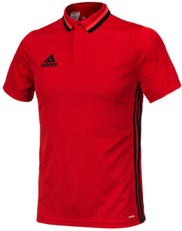 adidas Poloshirt - scarlet/black - L