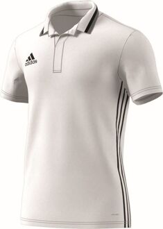 adidas Poloshirt - white/black - S