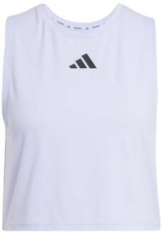 adidas Power 3 Stripes Boxy Tanktop Dames-Mauve - XL