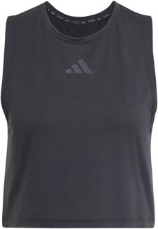 adidas Power 3 Stripes Boxy Tanktop Dames-Zwart - XL