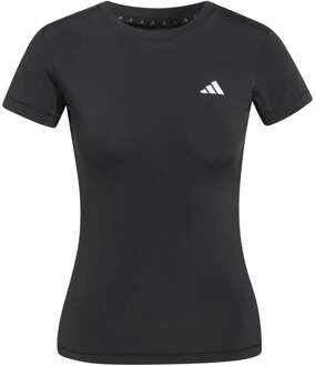 adidas Power Essentials T-shirt Dames-zwart - XS,S,M,L,XL