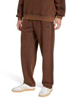 adidas Premium Essentials Retro Washed Joggers Broeken Heren - Bruin - Maat L - Katoen Jersey Brown