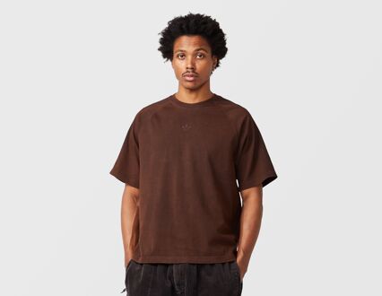 adidas Premium Essentials Washed T-Shirt, bruin - XL