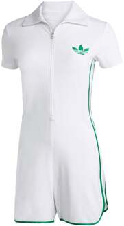 adidas Pro Jumpsuit Dames-Wit,Groen - S