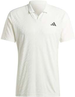 adidas Pro Polo Heren-Crème - S