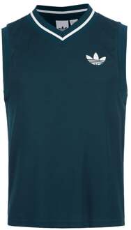 adidas Pro Tanktop Heren-Donkergroen - M