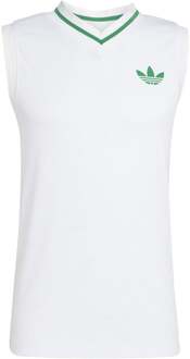 adidas Pro Tanktop Heren-Wit - XXL