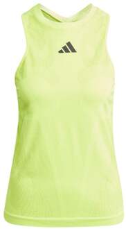 adidas Pro Y-Tank Tanktop Dames-Limoen - L