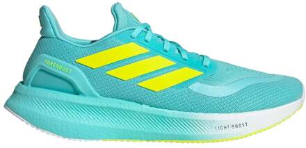 adidas Pureboost 5 Neutrale Schoen Heren-Mint,Neongeel - 48