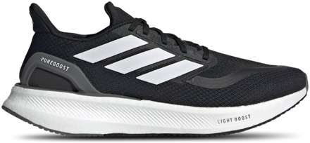 adidas Pureboost Sneakers Heren - Zwart - Maat 42 2/3 - Mesh/Synthetisch Black