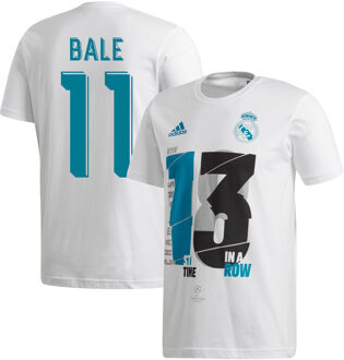 adidas Real Madrid Bale Champions League Winners T-Shirt