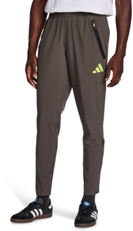 adidas Real Madrid Broeken Heren - Grijs - Maat XL - Poly Woven Grey