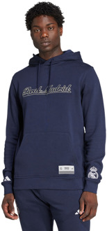 adidas Real Madrid Hoodies Heren - Blauw - Maat XS - Katoen Jersey Blue