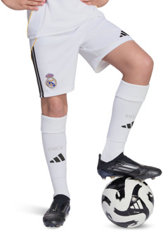 adidas Real Madrid Korte Broeken Kinder - Wit - Maat 147 - 152 CM - Poly Mesh White