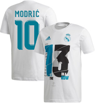 adidas Real Madrid Modric Champions League 2018 Winners T-Shirt