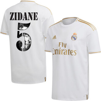 adidas Real Madrid Shirt Thuis 2019-2020 + Zidane 5 (Gallery Style Bedrukking) - 42