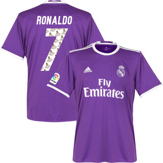 adidas Real Madrid Shirt Uit 2016-2017 + Ronaldo 7 (Gallery Style) - 46