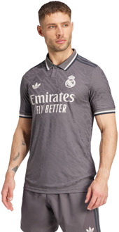adidas Real Madrid Truien/Replica's Heren - Grijs - Maat S - Poly Mesh Grey