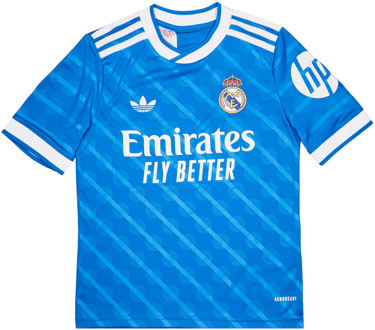adidas Real Madrid Truien/Replica's Kinder - Blauw - Maat 147 - 152 CM - Poly Jersey Blue