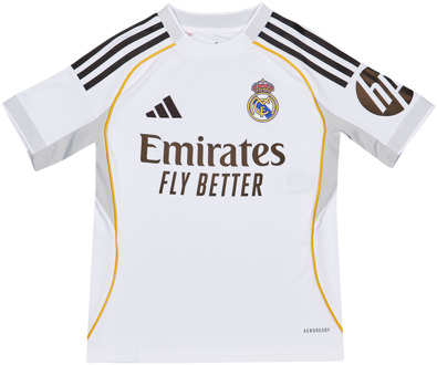 adidas Real Madrid Truien/Replica's Kinder - Wit - Maat 171 - 176 CM - Poly Jersey White