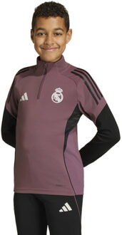 adidas real tr top y replica voetbal trainingshirt lange mouw jongens - Paars - 164