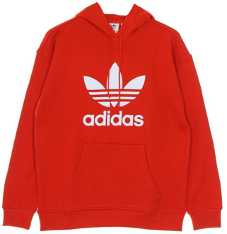 adidas Rode lichtgewicht hoodie met Trefoil design Adidas , Red , Dames