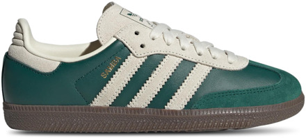 adidas Samba Kindersneakers - Groen - Maat 36 - Leer Green