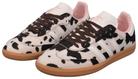 adidas Samba og cow print - maat 35 1/3 Wit