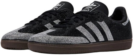 adidas Samba og rhinestone black silver - maat 42 2/3 Zwart