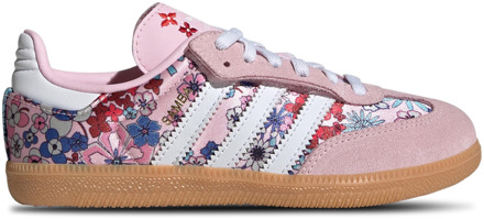 adidas Samba Peuterschoenen - Roze - Maat 34 - Leer Pink