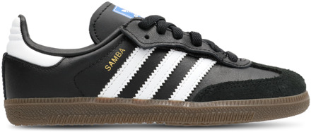 adidas Samba Peuterschoenen - Zwart - Maat 35 - Leer Black