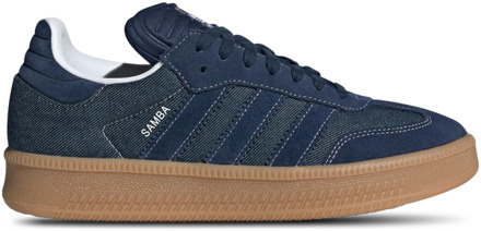 adidas Samba Sneakers Dames - Blauw - Maat 37 1/3 - Leer Blue