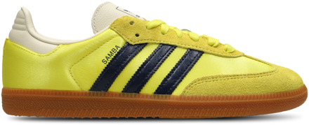 adidas Samba Sneakers Dames - Geel - Maat 40 - Leer Yellow
