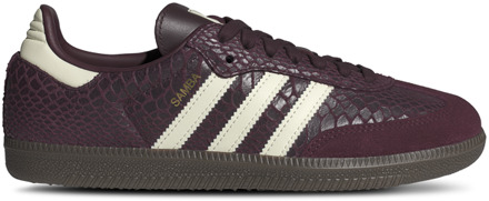 adidas Samba Sneakers Dames - Marron - Maat 40 2/3 - Leer Maroon