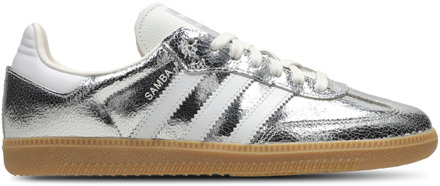 adidas Samba Sneakers Dames - Zilver - Maat 36 2/3 - Leer Silver
