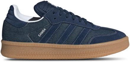 adidas Samba Sneakers Heren - Blauw - Maat 44 2/3 - Leer Blue