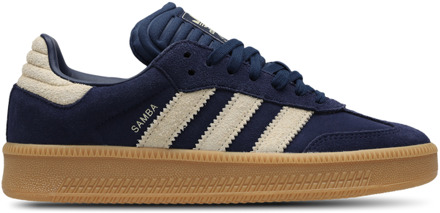 adidas Samba Sneakers Heren - Blauw - Maat 44 - Leer Blue
