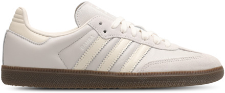 adidas Samba Sneakers Heren - Grijs - Maat 45 1/3 - Leer Grey