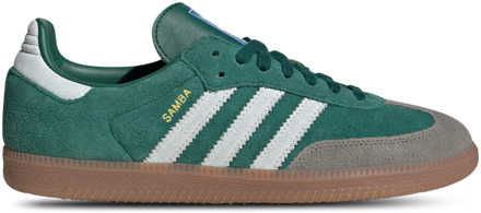 adidas Samba Sneakers Heren - Groen - Maat 41 1/3 - Leer Green