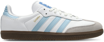 adidas Samba Sneakers Heren - Wit - Maat 45 1/3 - Leer White