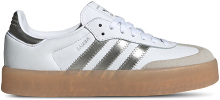 adidas Sambae Sneakers Dames - Wit - Maat 39 1/3 - Leer White