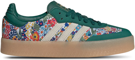 adidas Sambae X Liberty London Sneakers Dames - Blauw - Maat 38 2/3 - Leer Blue