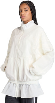 adidas Santiago Woven Track Top Jassen Dames - Wit - Maat 32 - Nylon White
