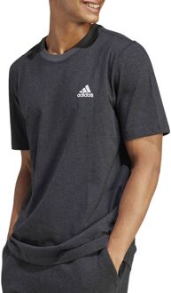 adidas Seasonal Essential Melange Shirt Heren donkergrijs - XL