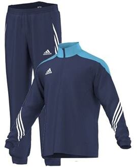 adidas Sereno 14 Presentation Suit f49676 - Trainingspak - Heren - New Navy/Cyan