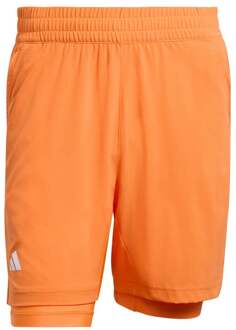 adidas Shorts & Tight Set Heren oranje - S,M,L,XL,XXL