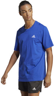 adidas Sleeveless Single Jersey T-shirt Heren blauw - M