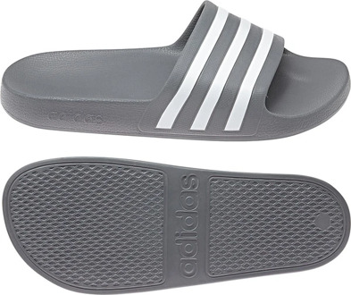 adidas Slippers - Maat 37 - Unisex - grijs/wit